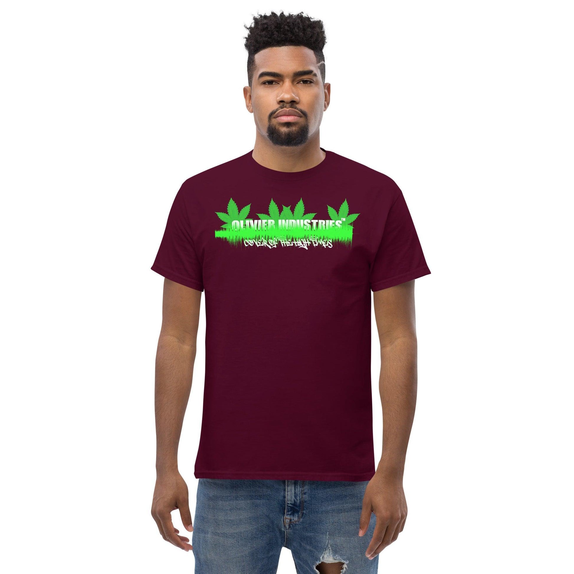 Olivier Industries TM Worldwide Deathrowrecords NFT - B-Real Cover of the High Times unisex T-shirt - Olivier Industries ® Art & Apparel