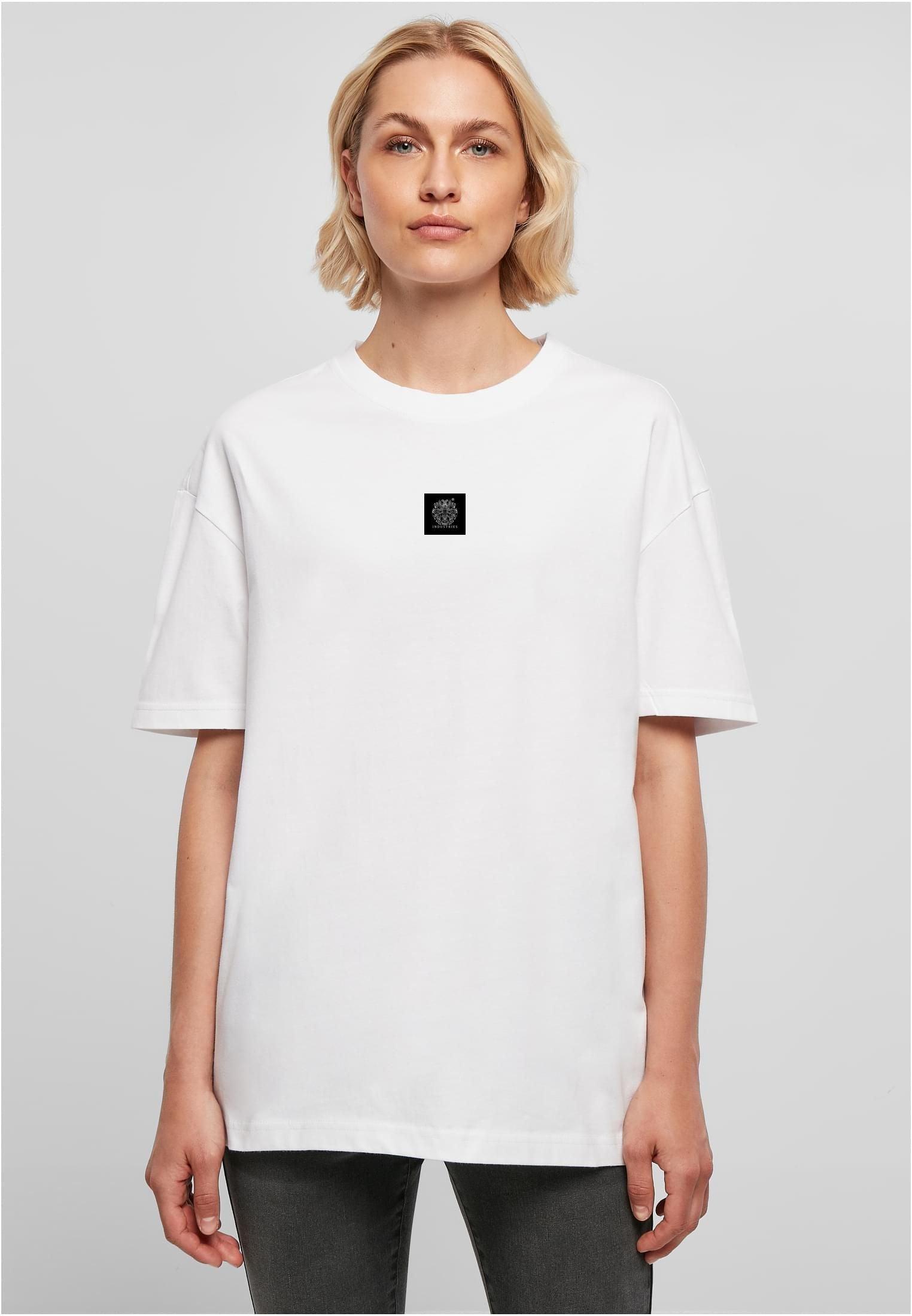Olivier Industries ® Oversized- Blumenstilleben butterfly flowers - Ladies Boyfriend Tee - Olivier Industries ® Art & Apparel