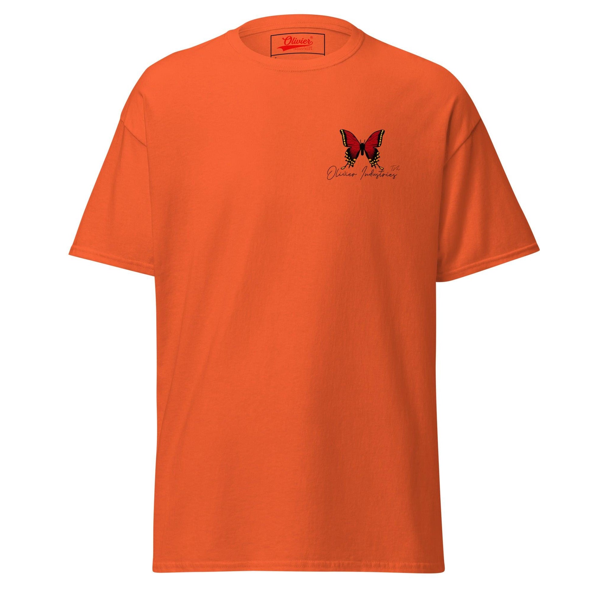 Olivier Industries TM Worldwide Butterfly Red classic fit Tee - Olivier Industries ® Art & Apparel