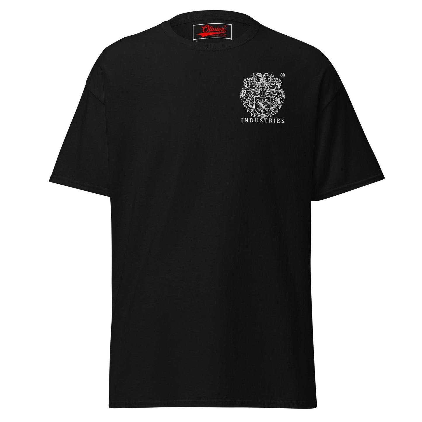Olivier Industries TM Worldwide - Embr + Print - Fly High Basketball sneaker classic fit tee dif. Colors - Olivier Industries ® Art & Apparel