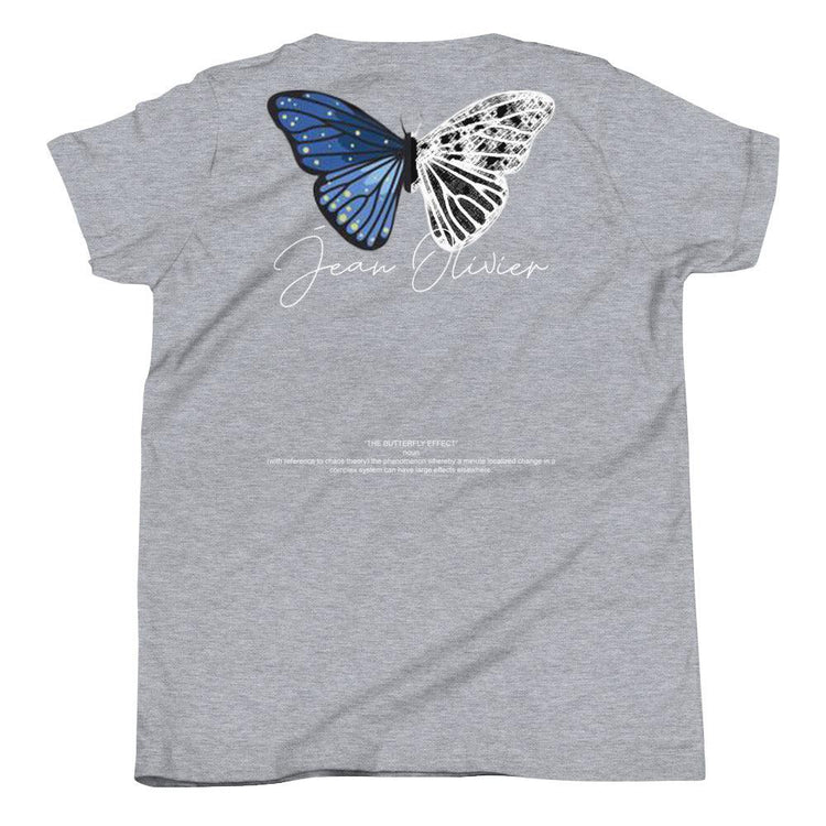 Olivier Industries ® "The Butterfly Effect" handmade drawn butterfly short sleeve kids t-shirt - Olivier Industries