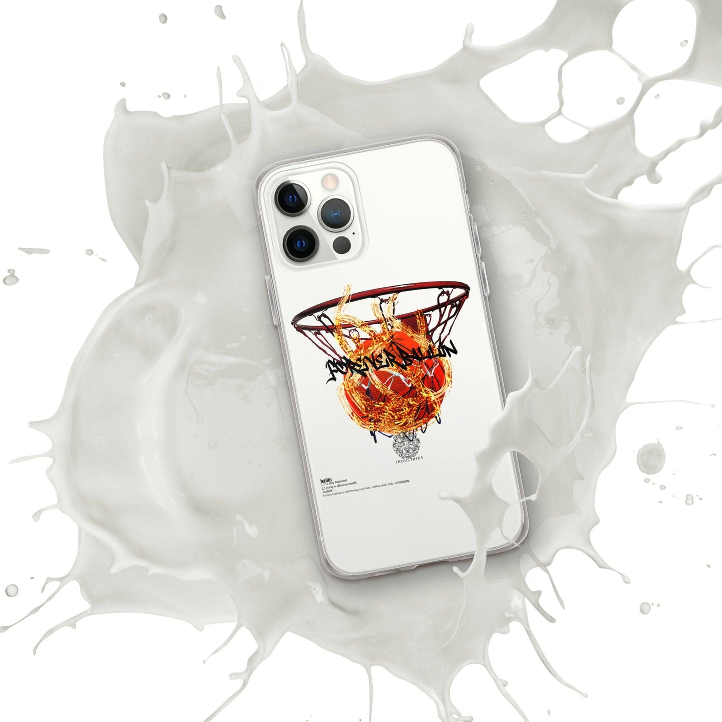 Olivier Industries ®Worldwide- Forever Ballin - Basketball iPhone-Hülle - Olivier Industries ® Art & Apparel