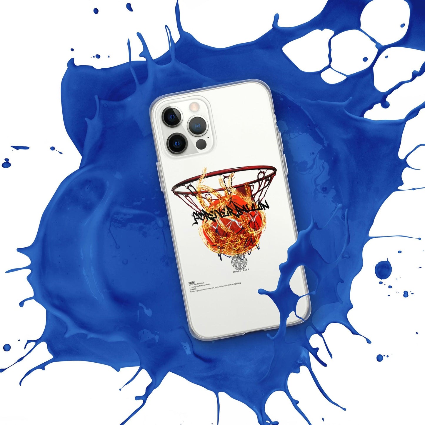 Olivier Industries ®Worldwide- Forever Ballin - Basketball iPhone-Hülle - Olivier Industries ® Art & Apparel
