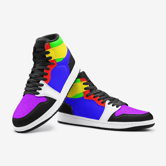 Crazy Colored Unisex Basketball Hightops TR - Olivier Industries