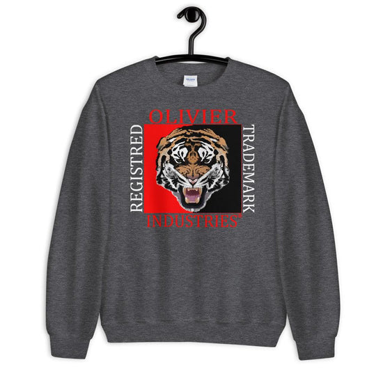 Olivier Industries ® Trademark Tiger Unisex sweatshirt - Olivier Industries