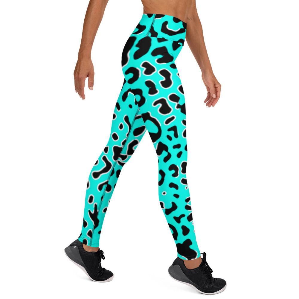 Olivier Industries ® Camouflage handmade drawn Puma Pattern - with pocket Yoga-Leggings - Olivier Industries