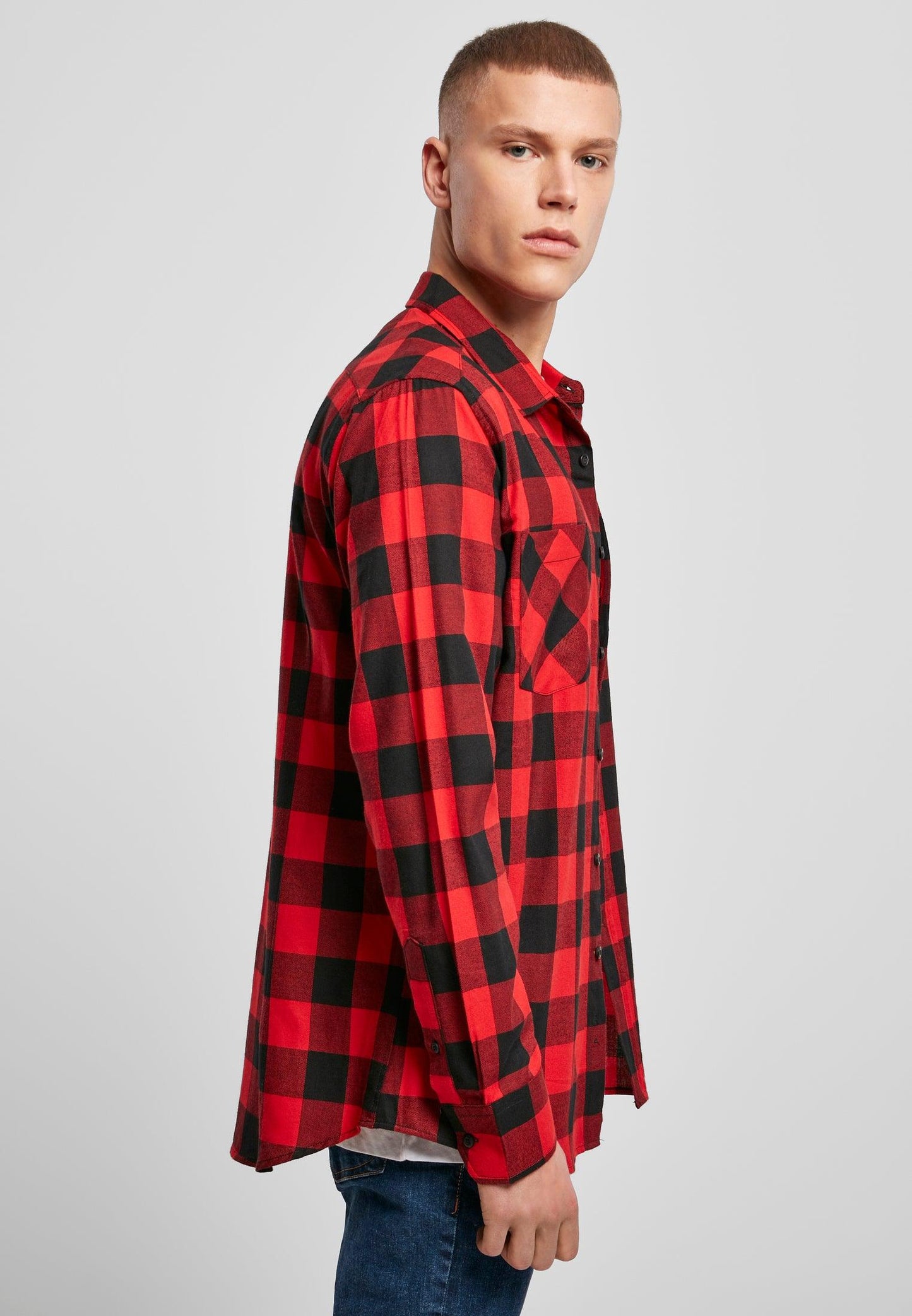 Olivier Industries ® Checked Flannell Shirt Red or White - Olivier Industries ® Art & Apparel