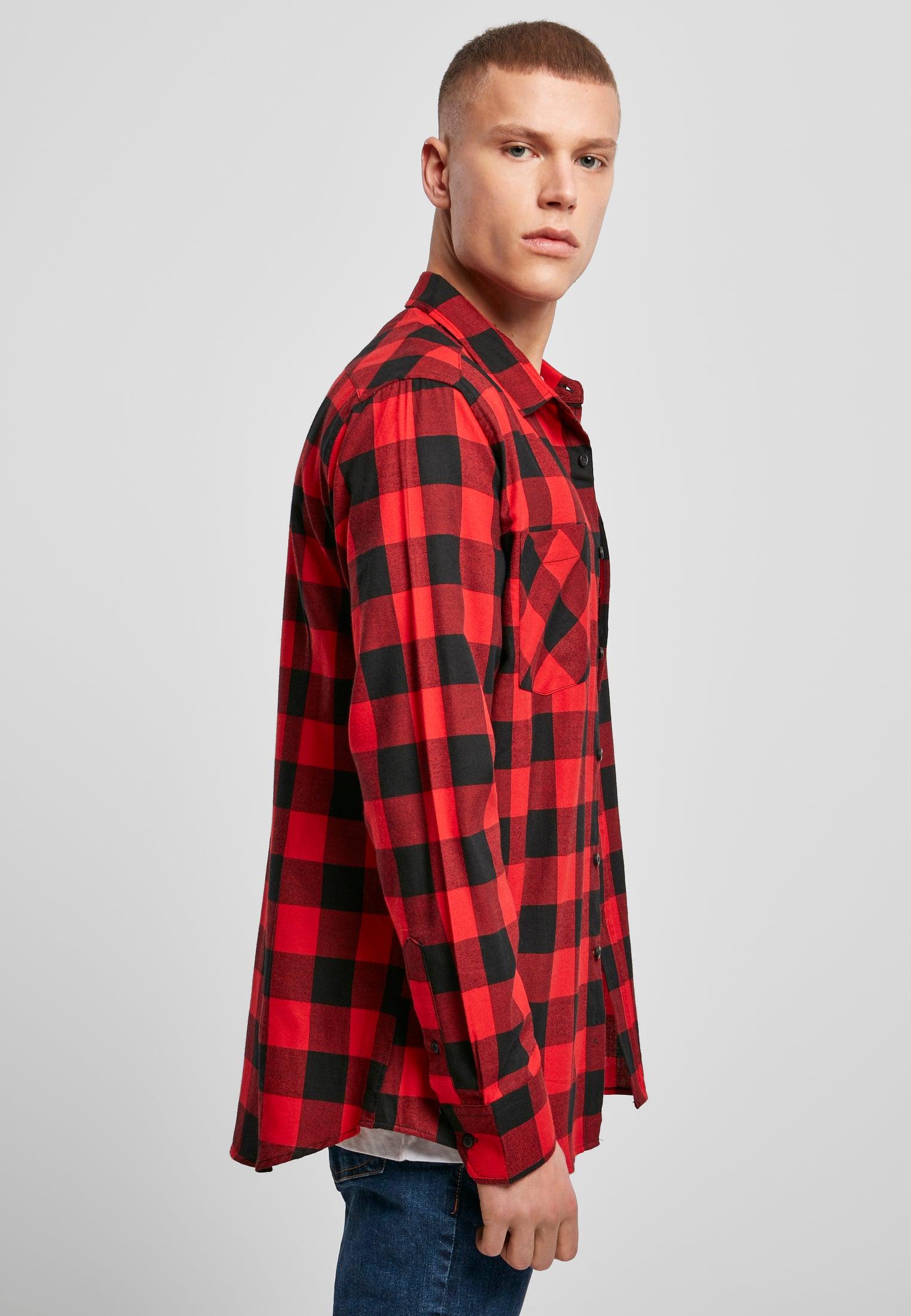 Olivier Industries ® Checked Flannell Shirt Red or White - Olivier Industries ® Art & Apparel