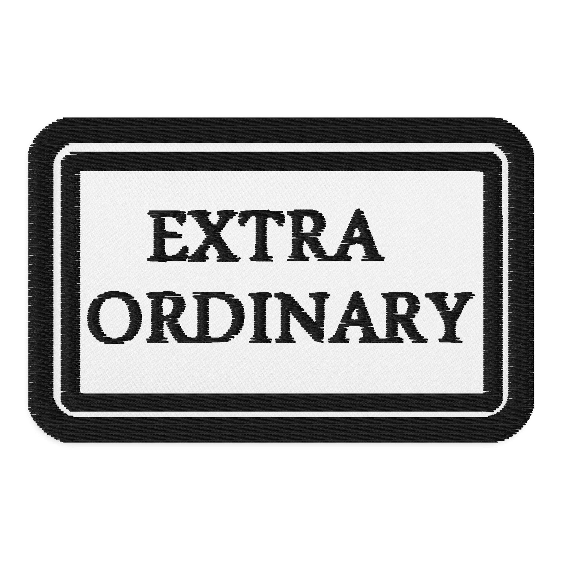 Olivier Industries ® Extra Ordinary Patch - Olivier Industries ® Art & Apparel