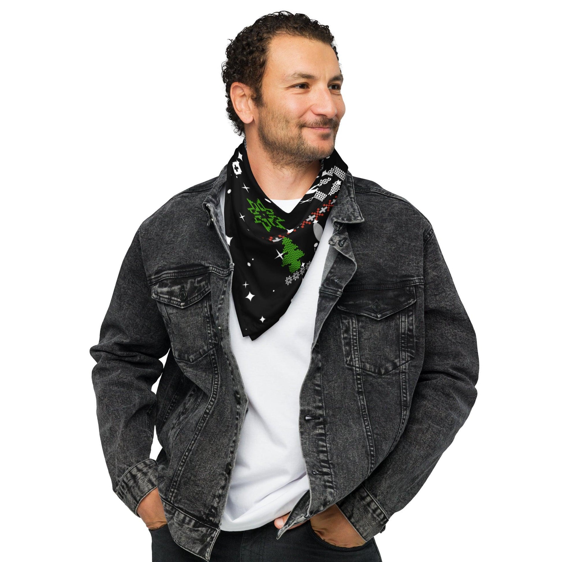 Zander Claus TM - Bandana für Tiere oder Menschen - Olivier Industries ® Art & Apparel