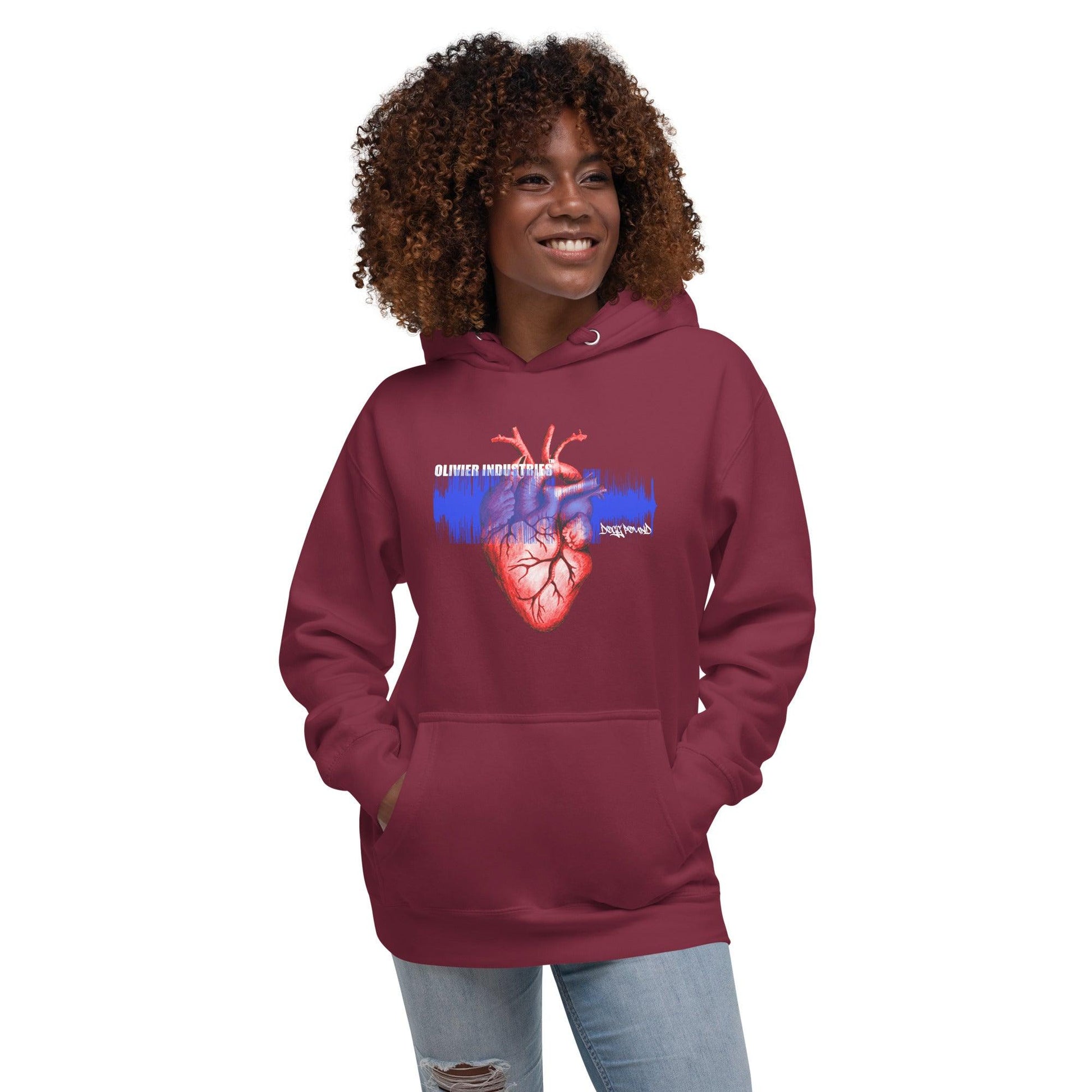 Olivier Industries TM Worldwide Deathrowrecords NFT - Dogg Pound Wavesound unisex Hoodie - Olivier Industries ® Art & Apparel