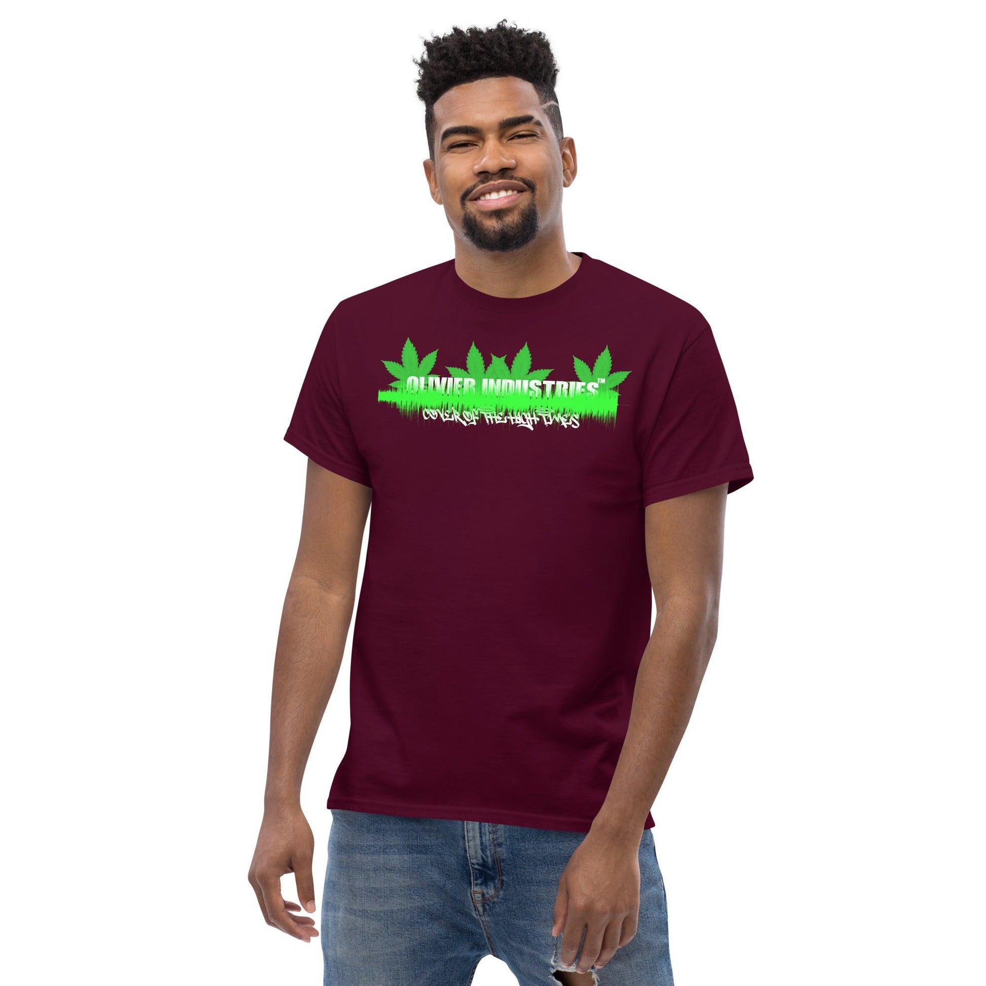 Olivier Industries TM Worldwide Deathrowrecords NFT - B-Real Cover of the High Times unisex T-shirt - Olivier Industries ® Art & Apparel
