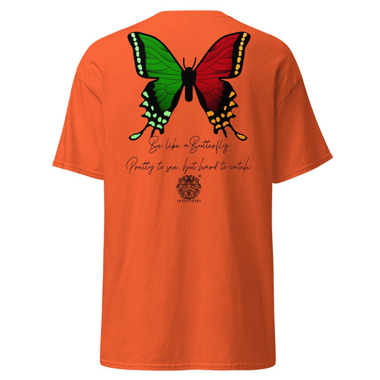 Olivier Industries TM Worldwide - Butterfly red-green classic fit tee - Olivier Industries ® Art & Apparel