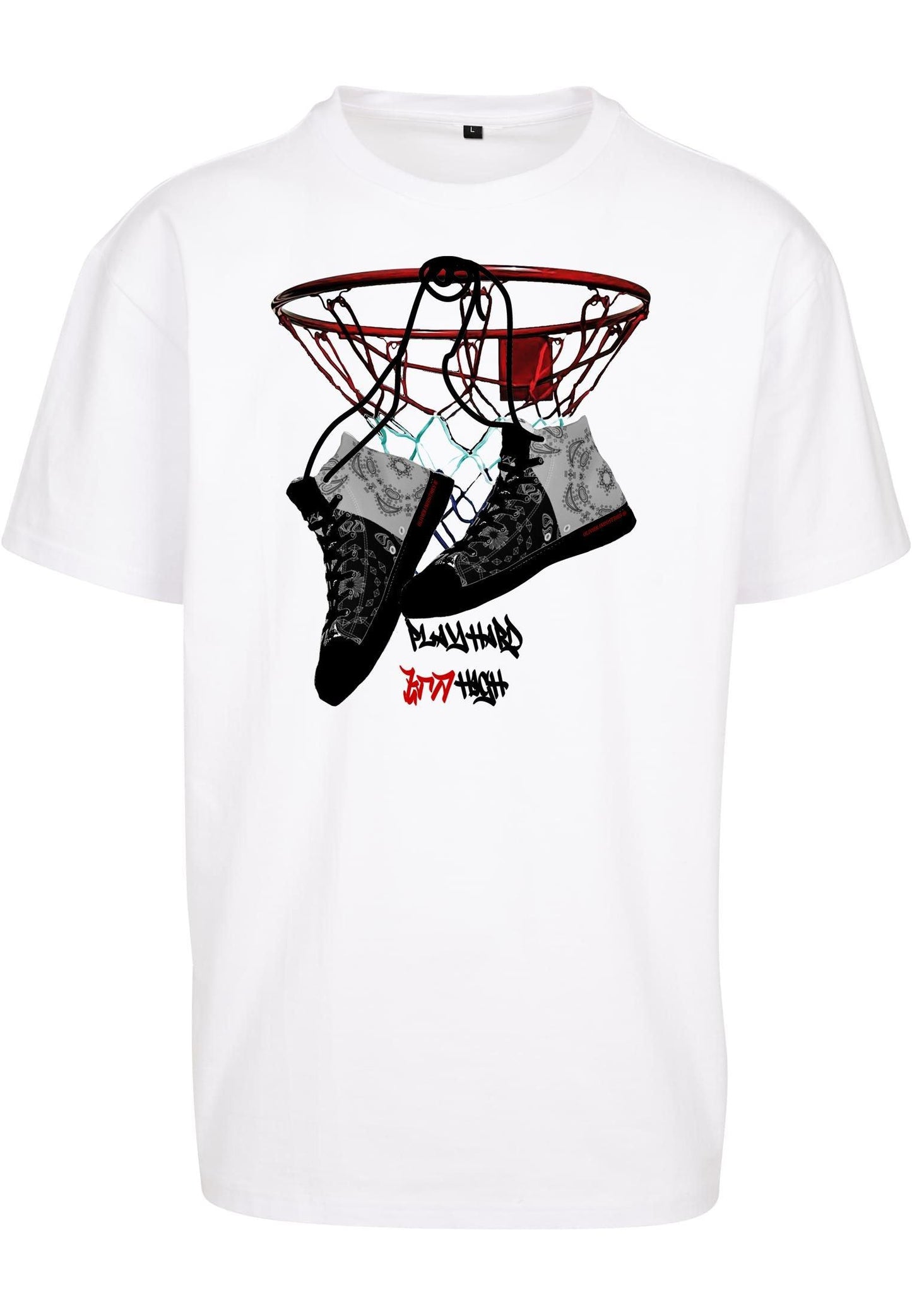 Olivier Industries ®Play Hard - Fly High Sneaker oversized Men Tee - Olivier Industries ® Art & Apparel