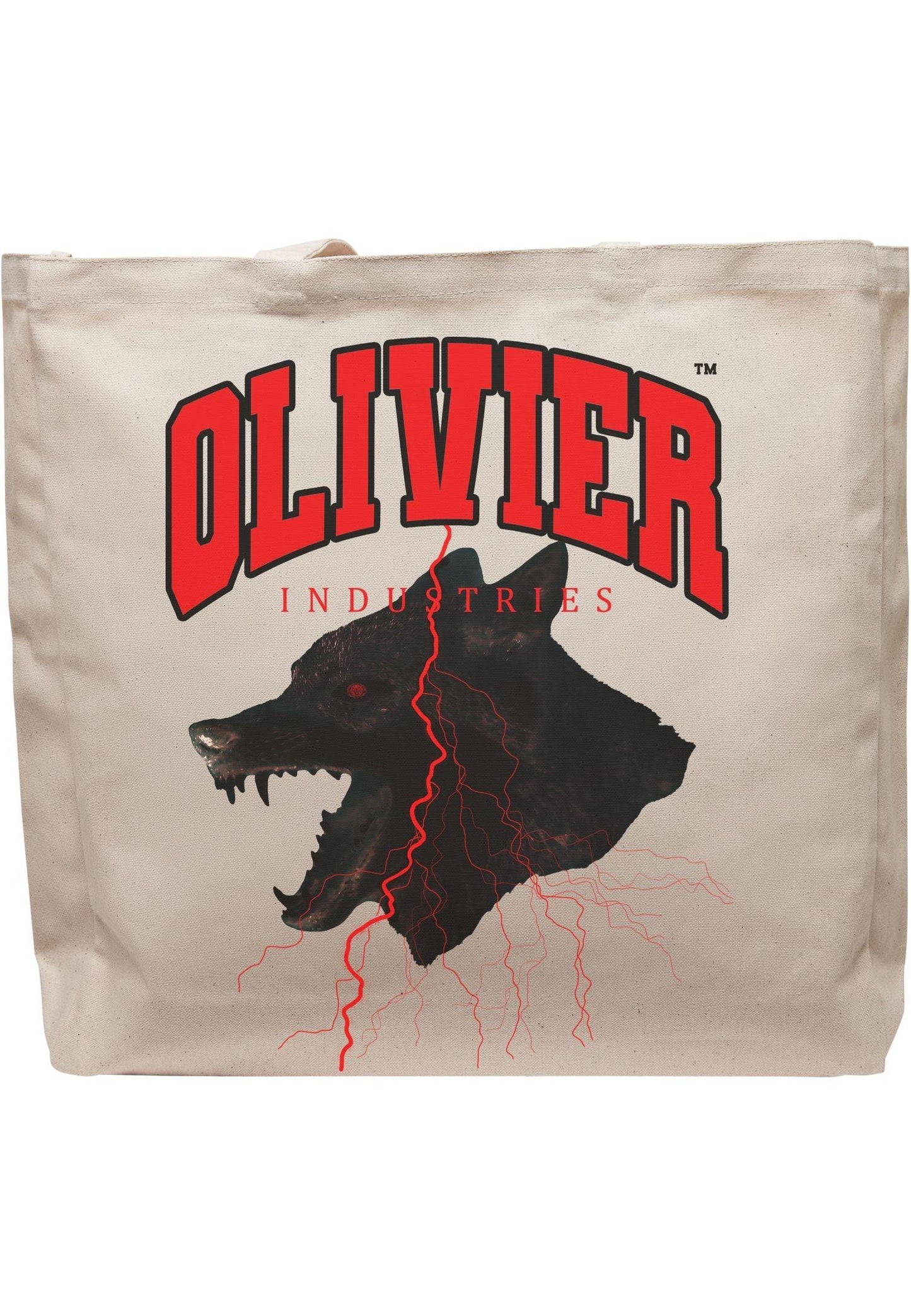 Olivier Industries ® Beast Canvas Shopping Bag - Olivier Industries ® Art & Apparel