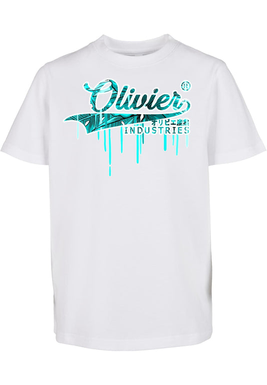 Olivier Industries ®Logo summer blue - organic Kids Tee - Olivier Industries ® Art & Apparel