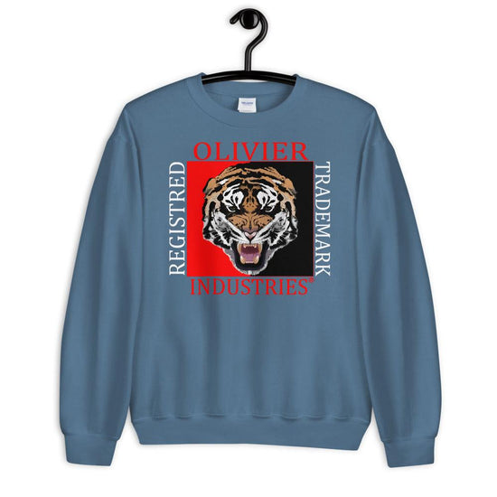 Olivier Industries ® Trademark Tiger Unisex sweatshirt - Olivier Industries