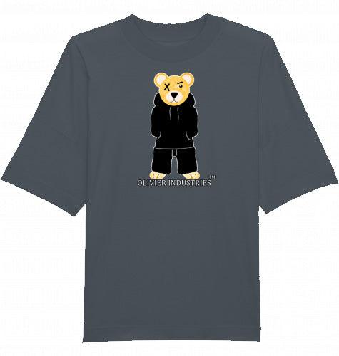 Olivier Industries ® Gangster - Bear organic cotton unisex oversized T-shirt - Olivier Industries