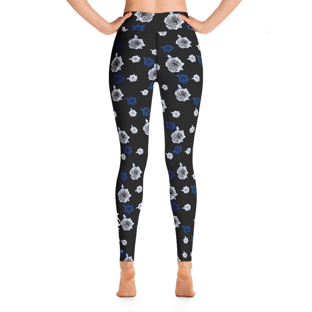 Olivier Industries ® handmade abstract Flower Yoga-Leggings - Olivier Industries ® Art & Apparel