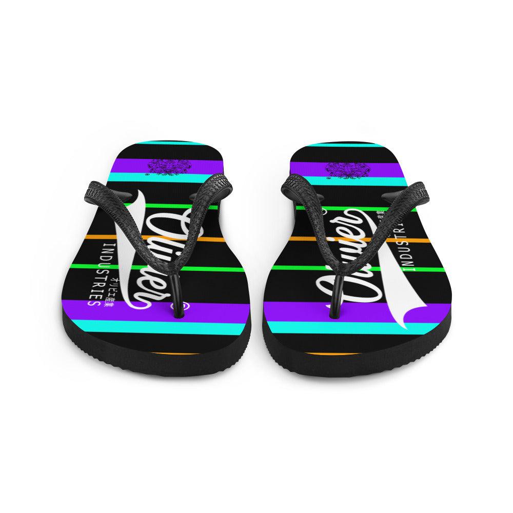 Olivier Industries ® color Hip Hop Oldschool Japanese Logo Flip-Flops - Olivier Industries