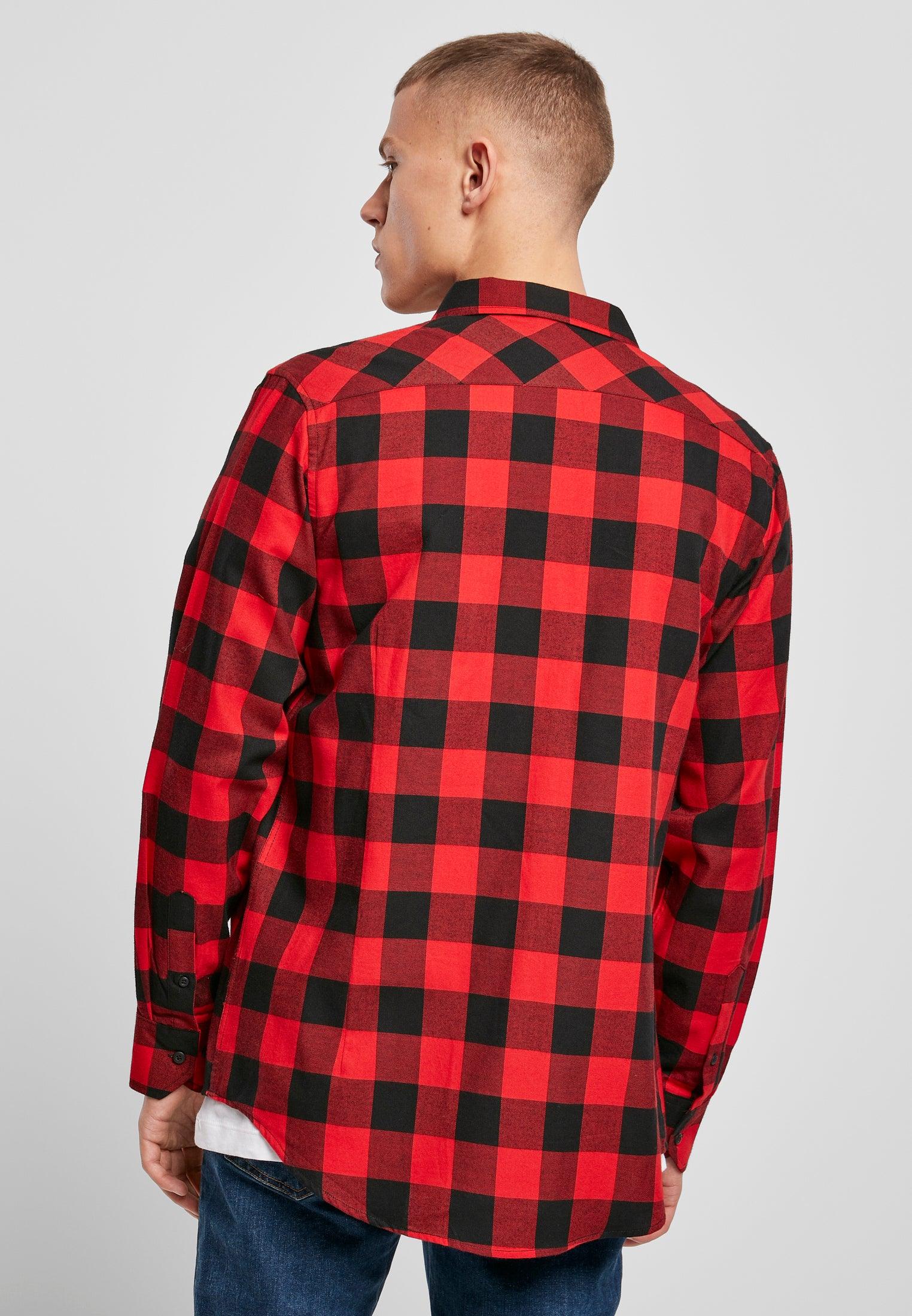 Olivier Industries ® Checked Flannell Shirt Red or White - Olivier Industries ® Art & Apparel