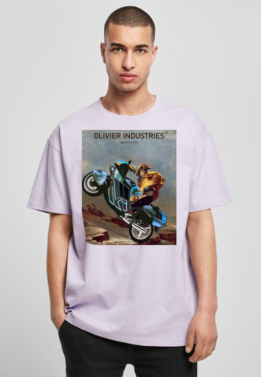 Olivier Industries ® Napoleon Bonaparte ride on the edge unisex oversized tee - Olivier Industries ® Art & Apparel