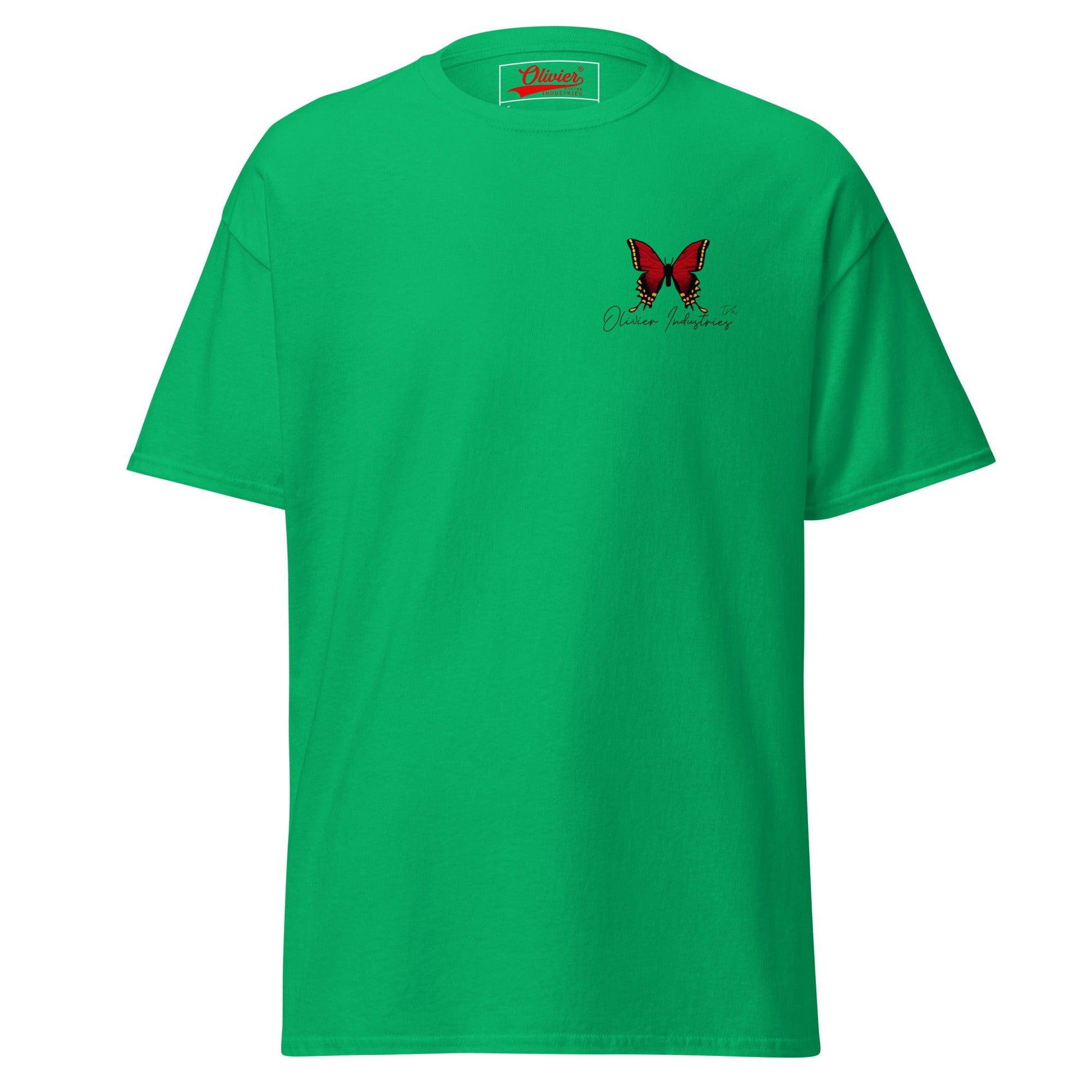 Olivier Industries TM Worldwide Butterfly Red classic fit Tee - Olivier Industries ® Art & Apparel