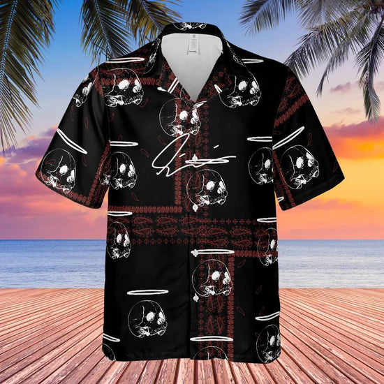 Olivier Industries TM - handmade Skull Hawaii Shirt - Olivier Industries ® Art & Apparel