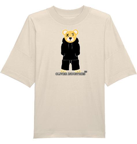 Olivier Industries ® Gangster - Bear organic cotton unisex oversized T-shirt - Olivier Industries