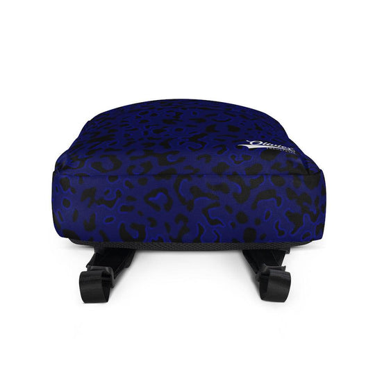 Olivier Industries  ® Dark blue leo pattern printed on Backpack - Olivier Industries