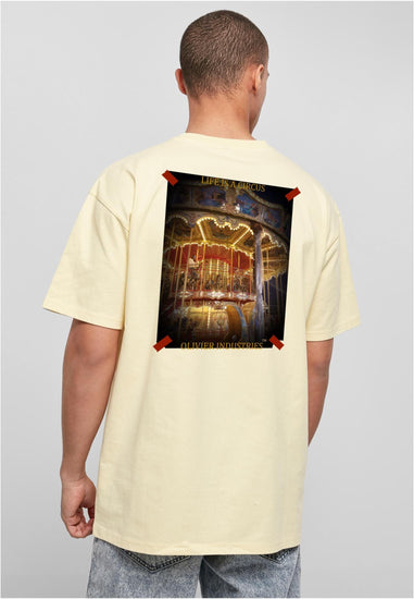 Olivier Industries ® Life is a circus carousel oversized unisex T-shirt - Olivier Industries ® Art & Apparel