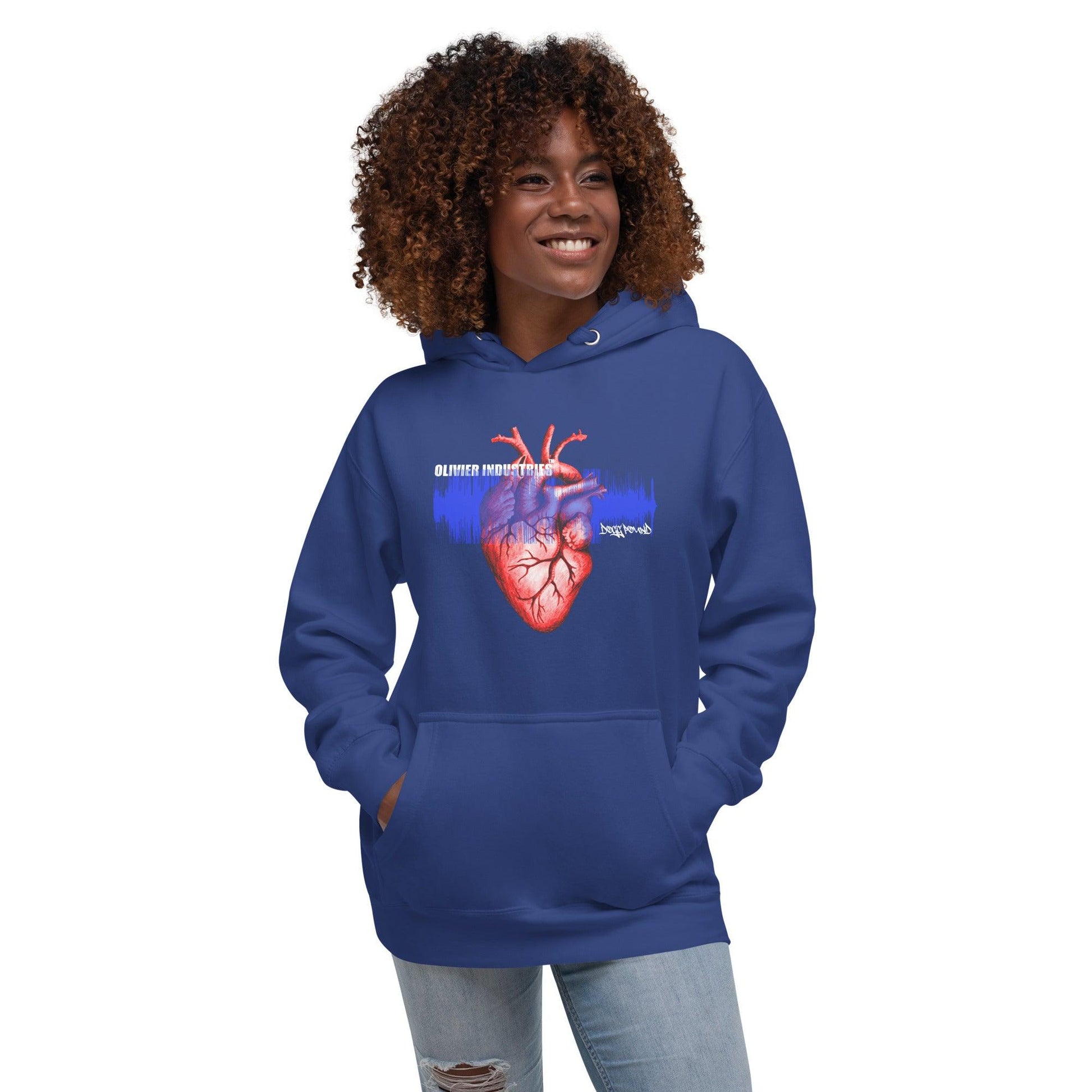 Olivier Industries TM Worldwide Deathrowrecords NFT - Dogg Pound Wavesound unisex Hoodie - Olivier Industries ® Art & Apparel