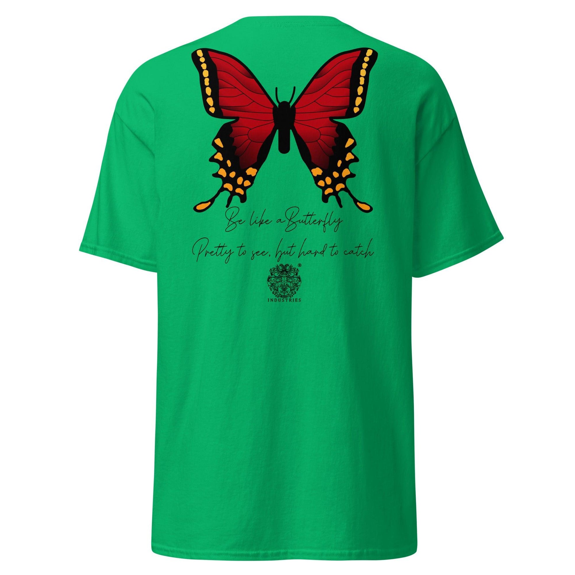 Olivier Industries TM Worldwide Butterfly Red classic fit Tee - Olivier Industries ® Art & Apparel