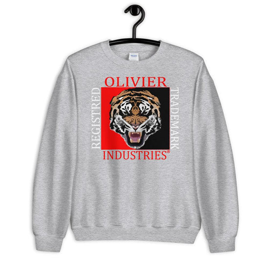 Olivier Industries ® Trademark Tiger Unisex sweatshirt - Olivier Industries