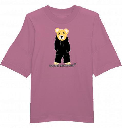 Olivier Industries ® Gangster - Bear organic cotton unisex oversized T-shirt - Olivier Industries