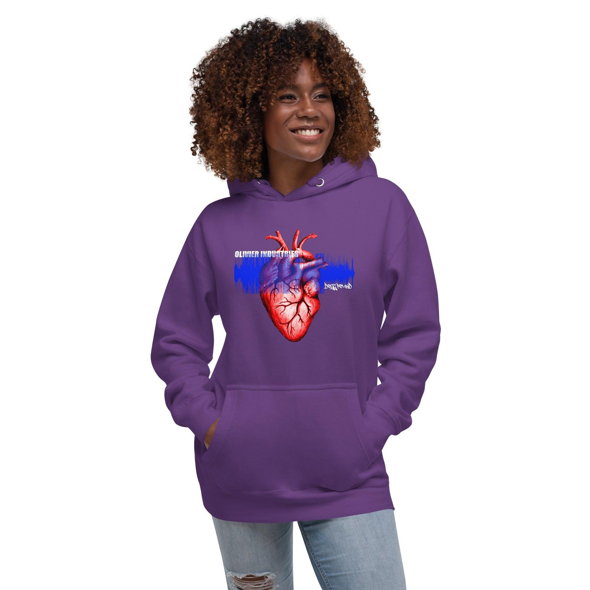 Olivier Industries TM Worldwide Deathrowrecords NFT - Dogg Pound Wavesound unisex Hoodie - Olivier Industries ® Art & Apparel