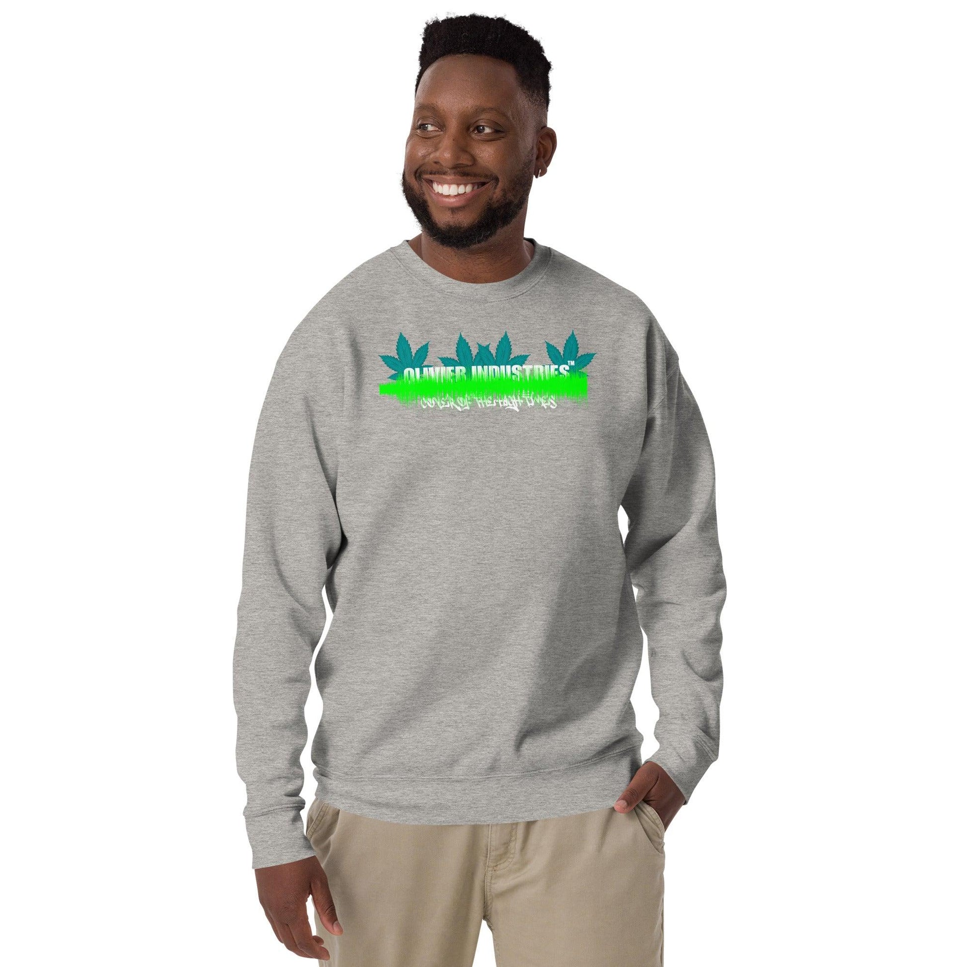 Olivier Industries TM Worldwide DeathrowrecordNFT - B Real Cover of the High Times wavesound unisex Sweatshirt - Olivier Industries ® Art & Apparel