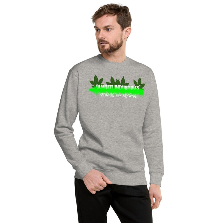 Olivier Industries TM Worldwide Cover of the High Times Deathrowrecords NFT unisex Sweatshirt - Olivier Industries ® Art & Apparel