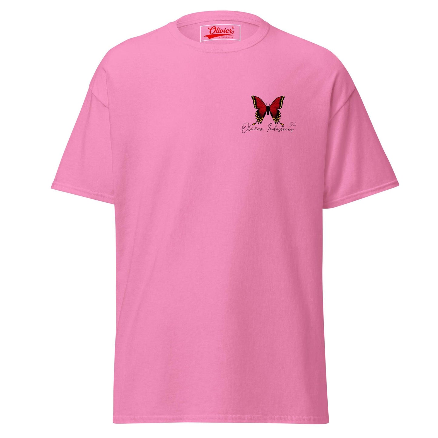 Olivier Industries TM Worldwide Butterfly Red classic fit Tee - Olivier Industries ® Art & Apparel