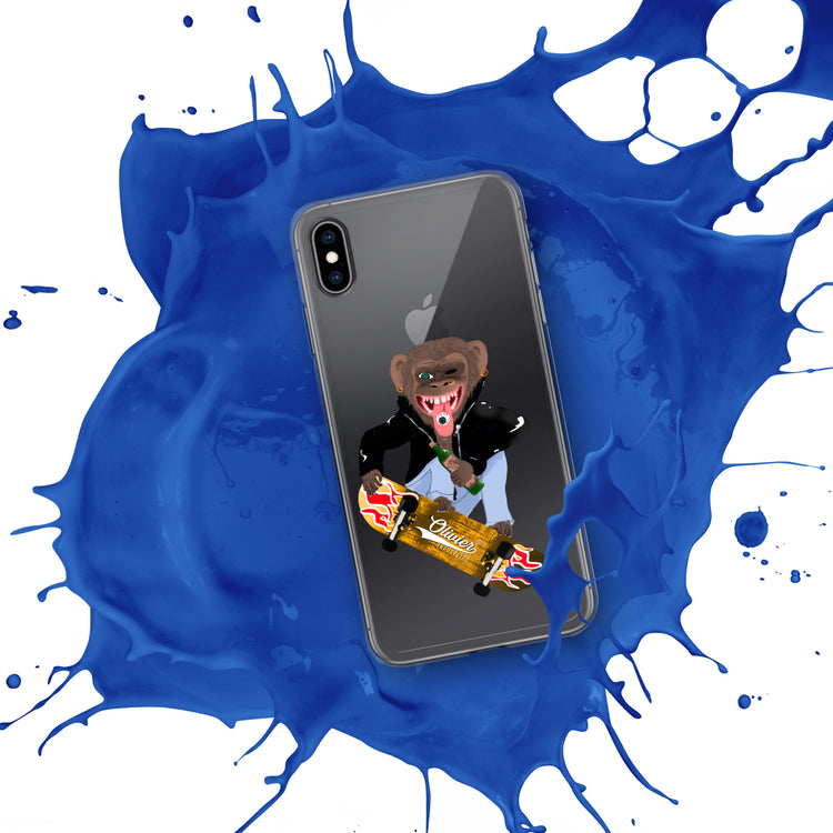 Olivier Industries ®Worldwide- Skating Ape handmade Art Iphone Hülle