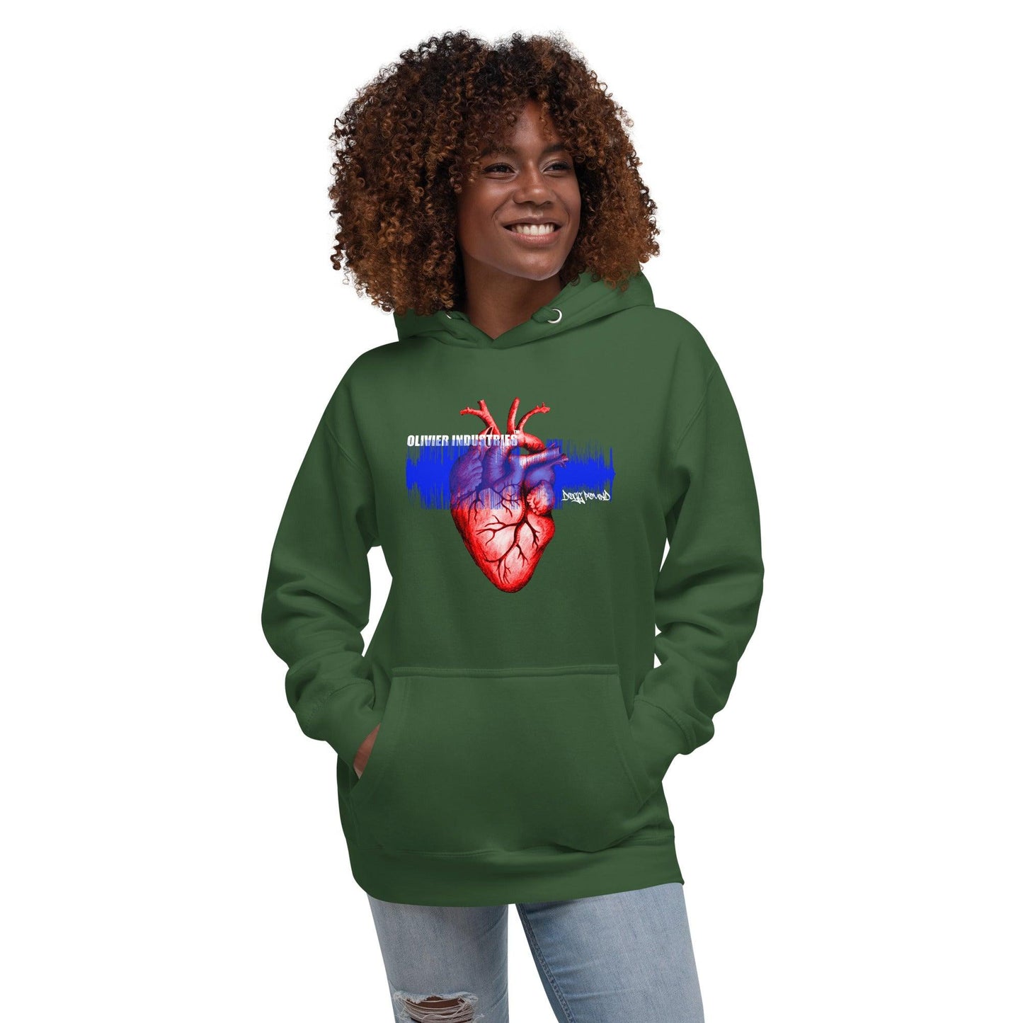 Olivier Industries TM Worldwide Deathrowrecords NFT - Dogg Pound Wavesound unisex Hoodie - Olivier Industries ® Art & Apparel