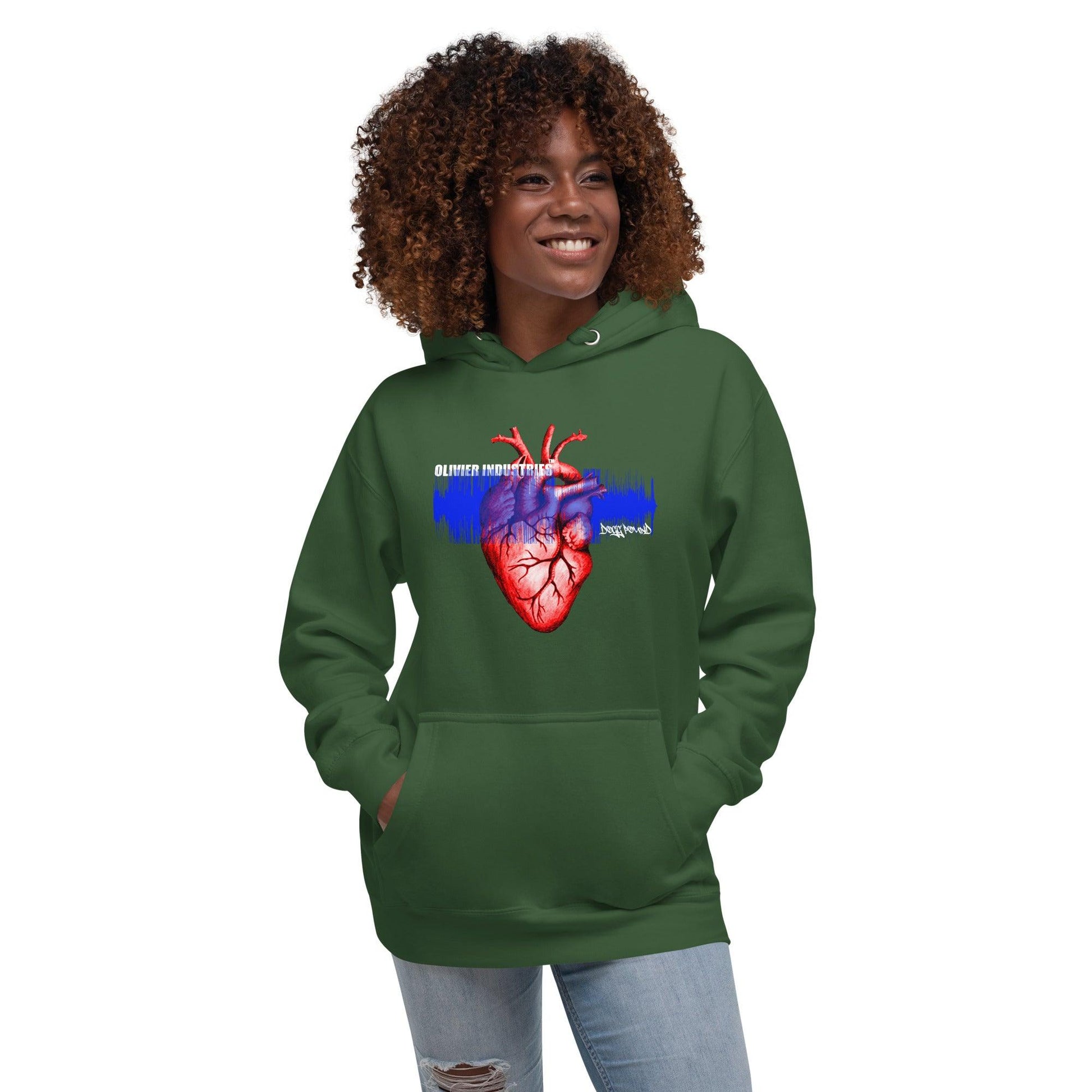 Olivier Industries TM Worldwide Deathrowrecords NFT - Dogg Pound Wavesound unisex Hoodie - Olivier Industries ® Art & Apparel
