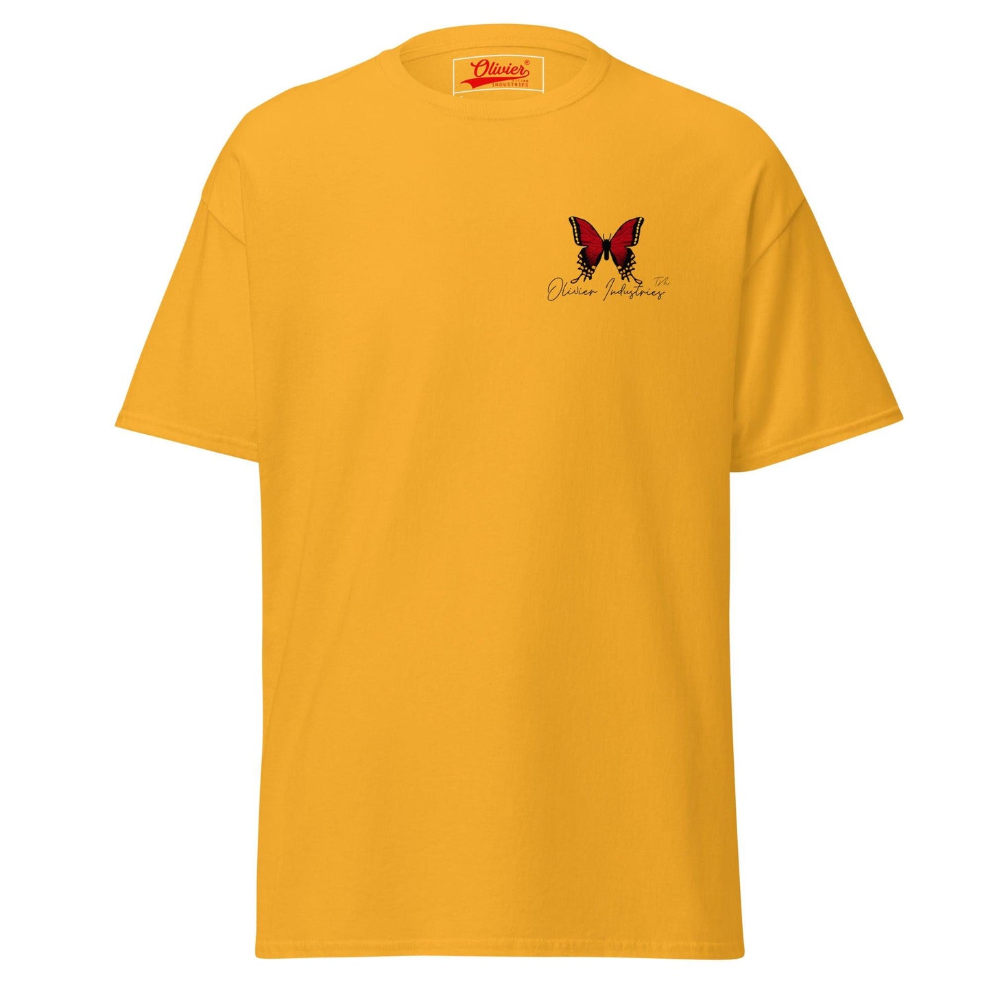 Olivier Industries TM Worldwide Butterfly Red classic fit Tee - Olivier Industries ® Art & Apparel