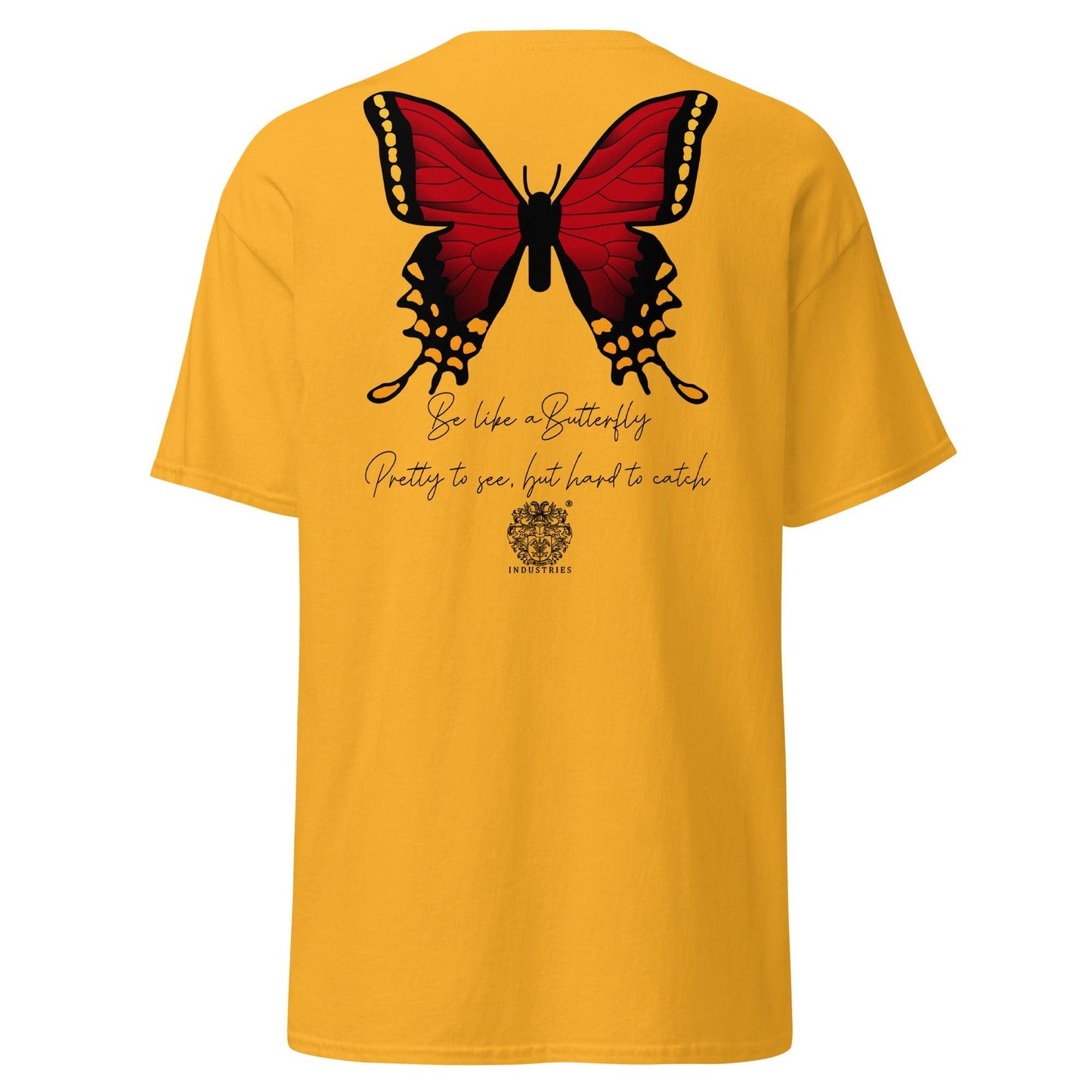 Olivier Industries TM Worldwide Butterfly Red classic fit Tee - Olivier Industries ® Art & Apparel
