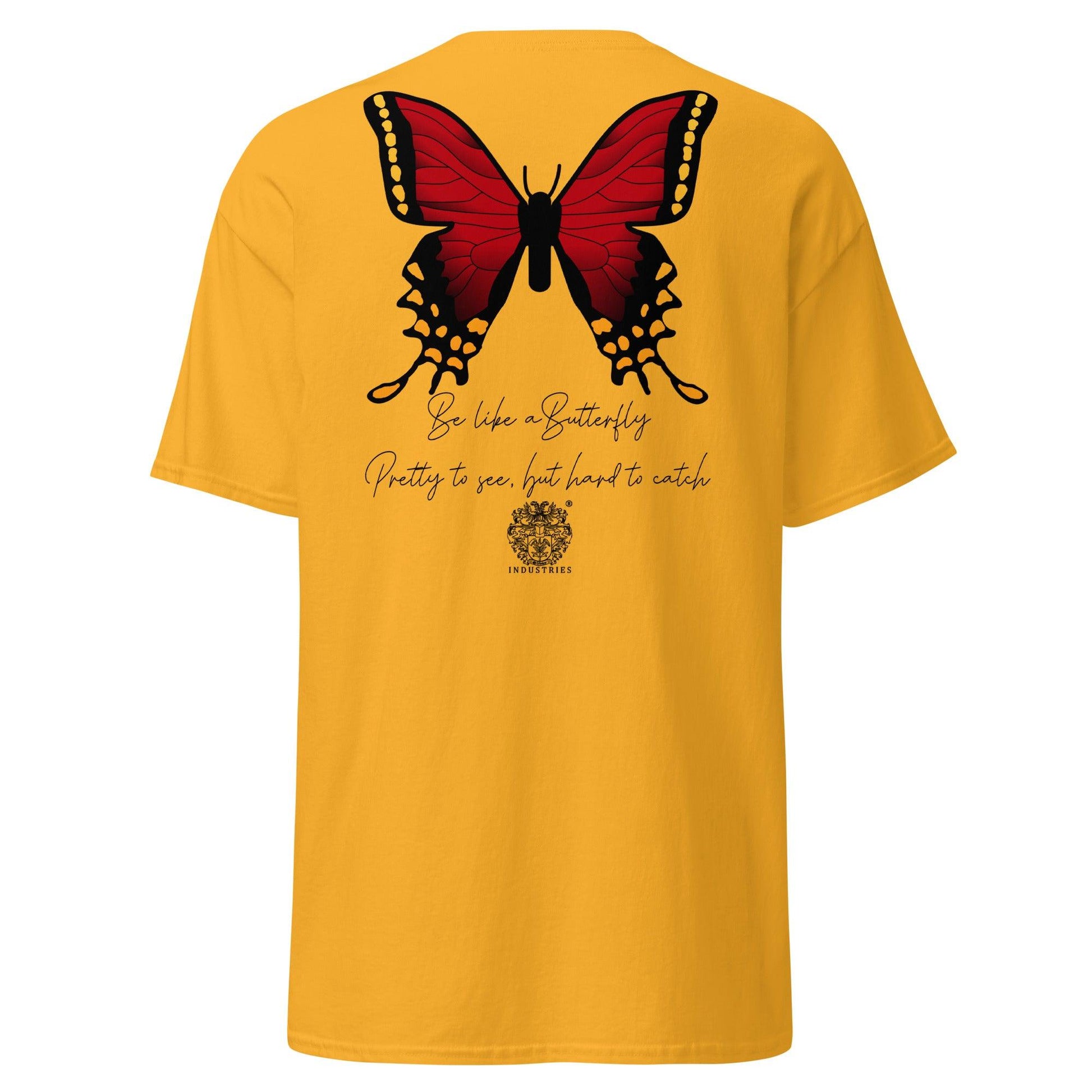 Olivier Industries TM Worldwide Butterfly Red classic fit Tee - Olivier Industries ® Art & Apparel