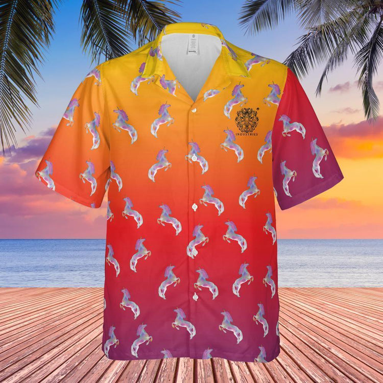 Olivier Industries TM - Unicorn Sunrise Hawaiian Shirt - Olivier Industries ® Art & Apparel
