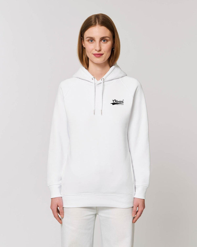 Olivier Industries ® White Tiger on organic cotton Unisex Kapuzenpullover - Olivier Industries