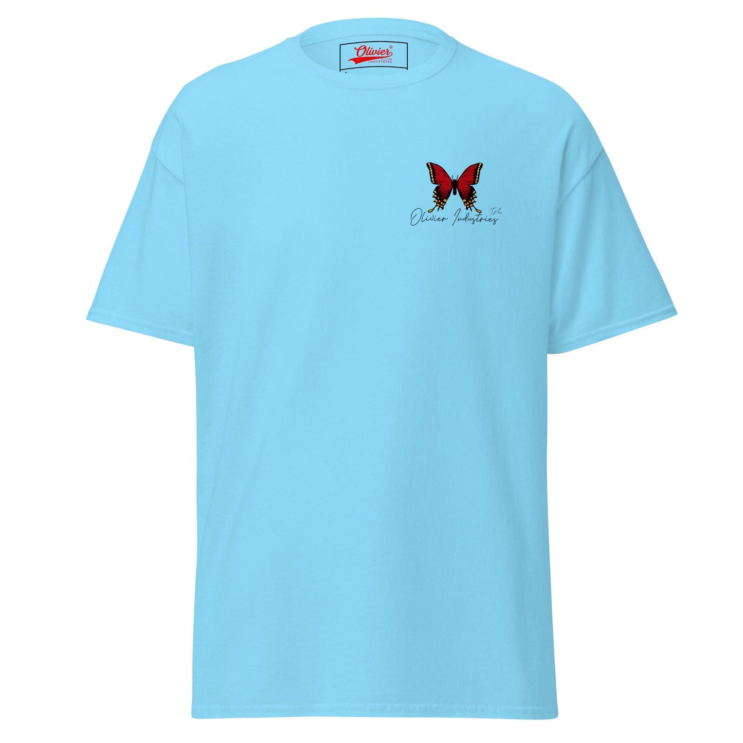 Olivier Industries TM Worldwide Butterfly Red classic fit Tee - Olivier Industries ® Art & Apparel