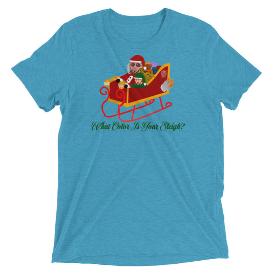 Olivier Industries ® What Color is your Sleigh handmade Drawn Top-G unisex T-Shirt