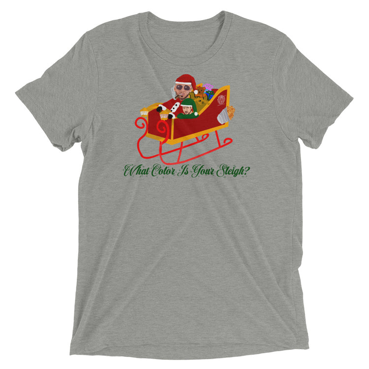 Olivier Industries ® What Color is your Sleigh handmade Drawn Top-G unisex T-Shirt
